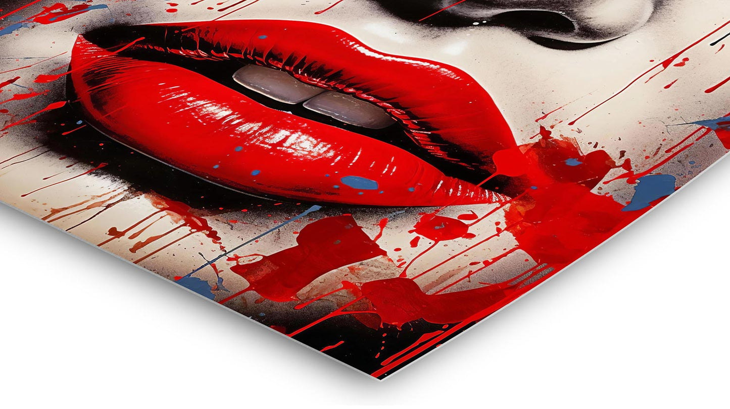 Rote Lippen