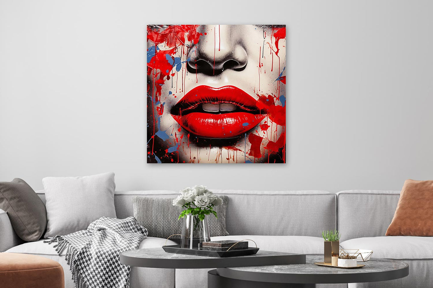 Rote Lippen