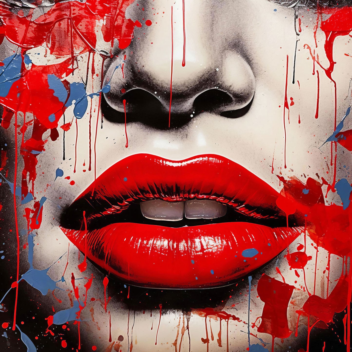 Rote Lippen