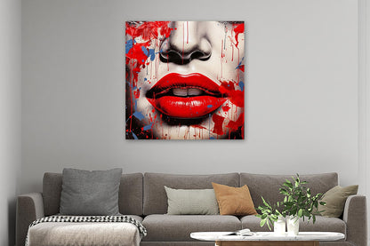 Rote Lippen