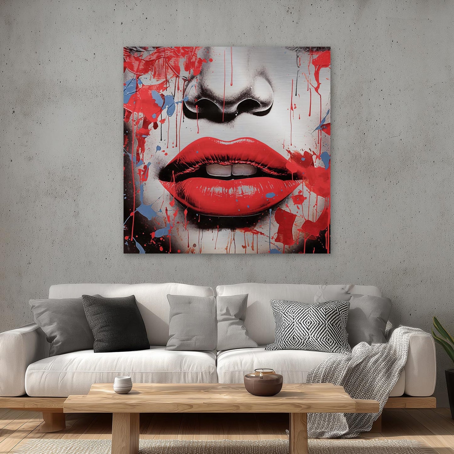 Rote Lippen
