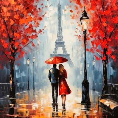 Romantischer Spaziergang in Paris
