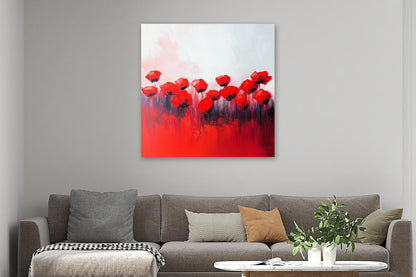 Rote Mohnblumen