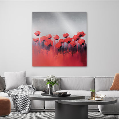Rote Mohnblumen