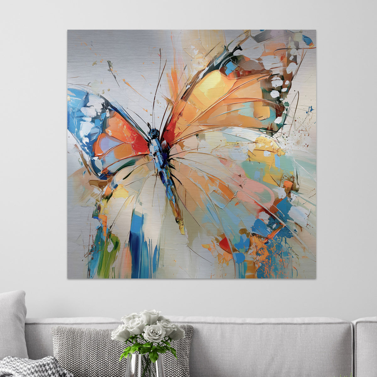 Bunter Schmetterling
