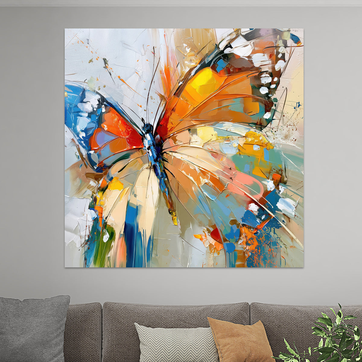 Bunter Schmetterling