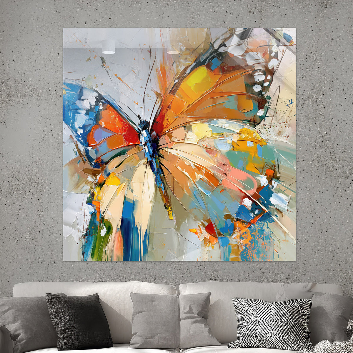 Bunter Schmetterling