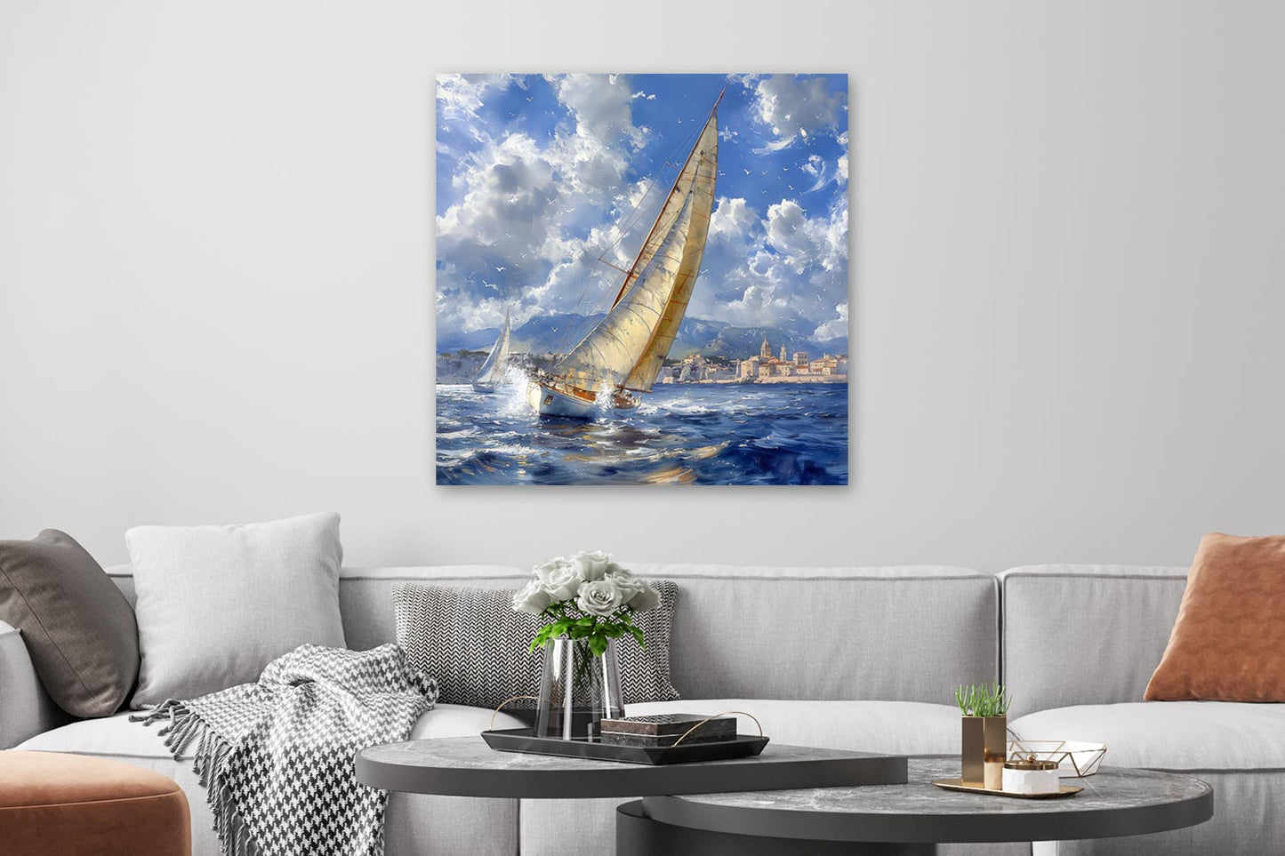 Segeln auf dem Mittelmeer