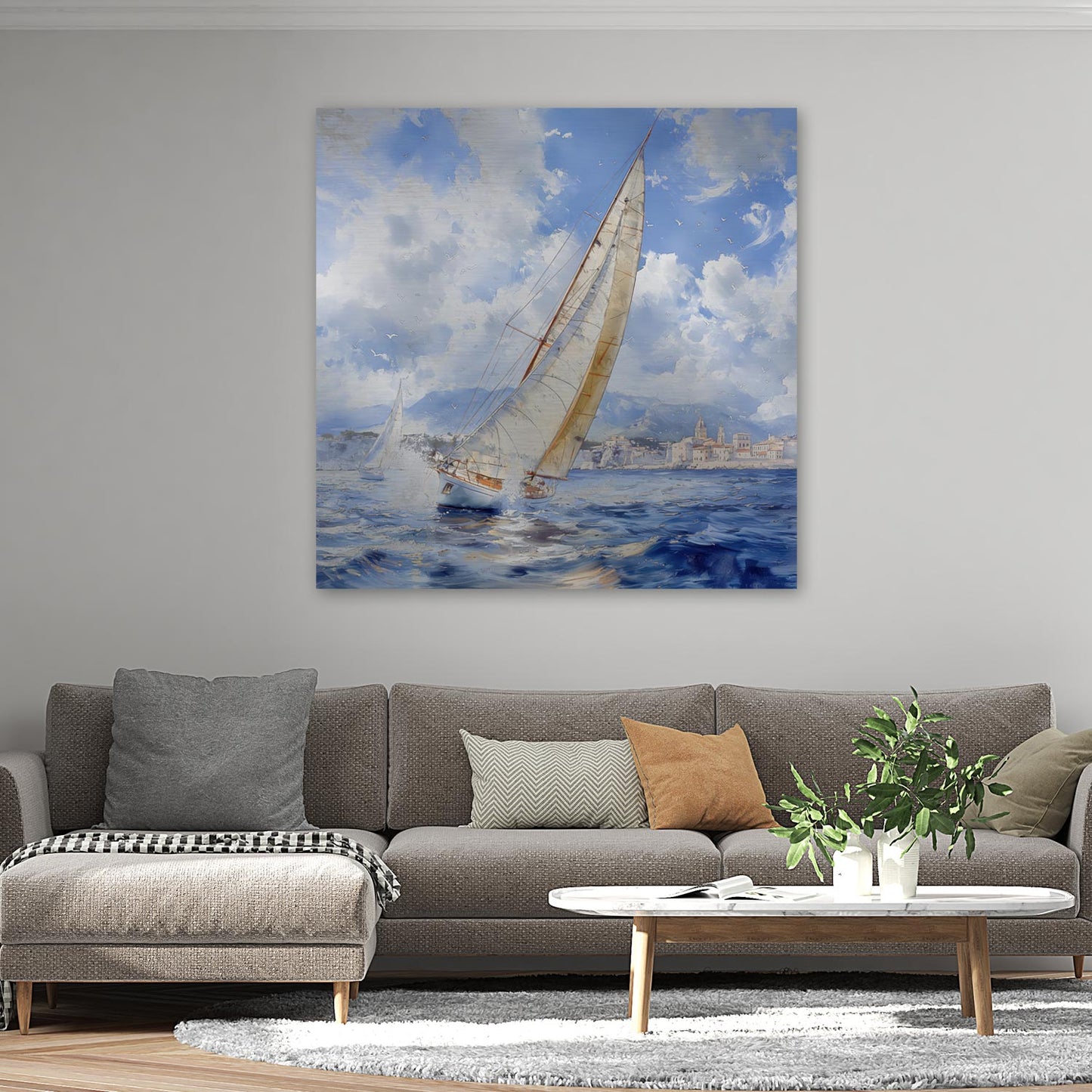 Segeln auf dem Mittelmeer