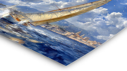 Segeln auf dem Mittelmeer