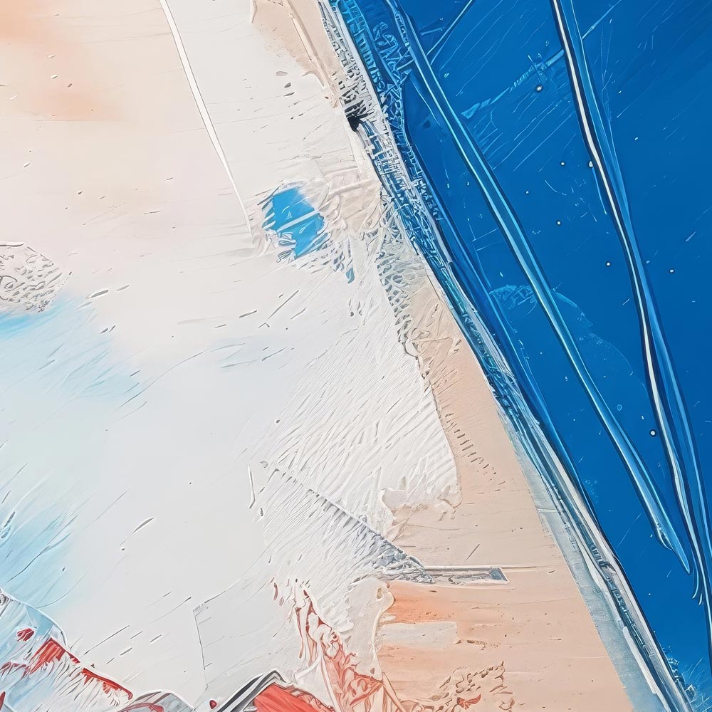 Abstrakte Segelyacht