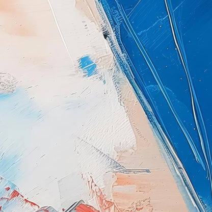 Abstrakte Segelyacht