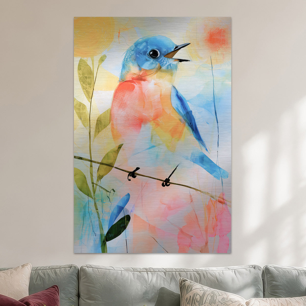 Fröhlicher Singvogel