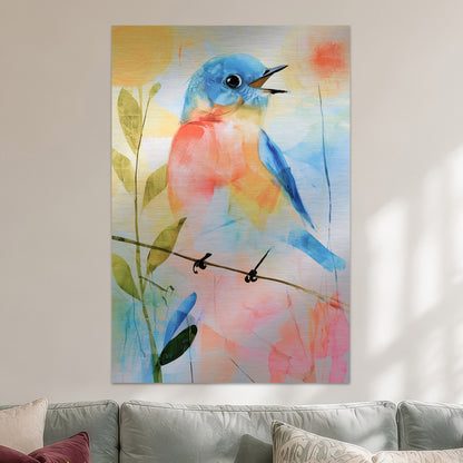 Fröhlicher Singvogel