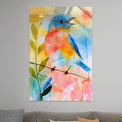 Fröhlicher Singvogel