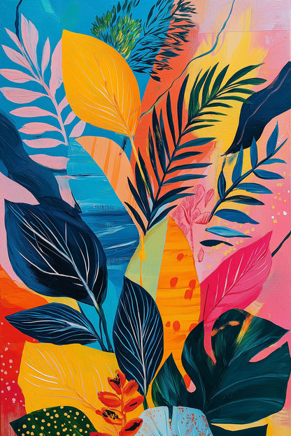 Modernes botanisches Gemälde als hochwertiger Kunstdruck auf Leinwand, Acrylglas, Alu-Dibond oder als Poster. Versandkostenfrei bestellen.