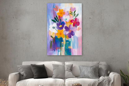 Sommerliche abstrakte Blumen
