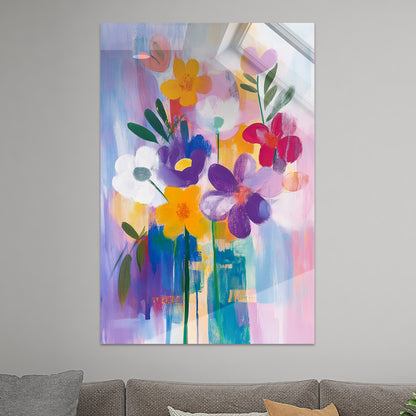 Sommerliche abstrakte Blumen