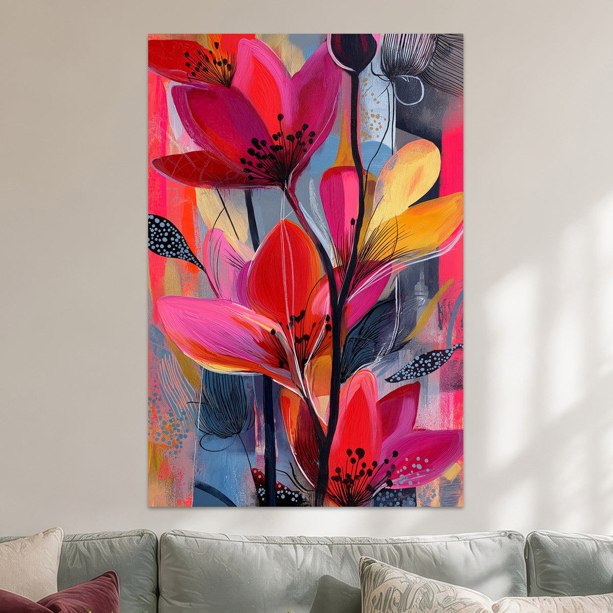 Stilvolle Blumen