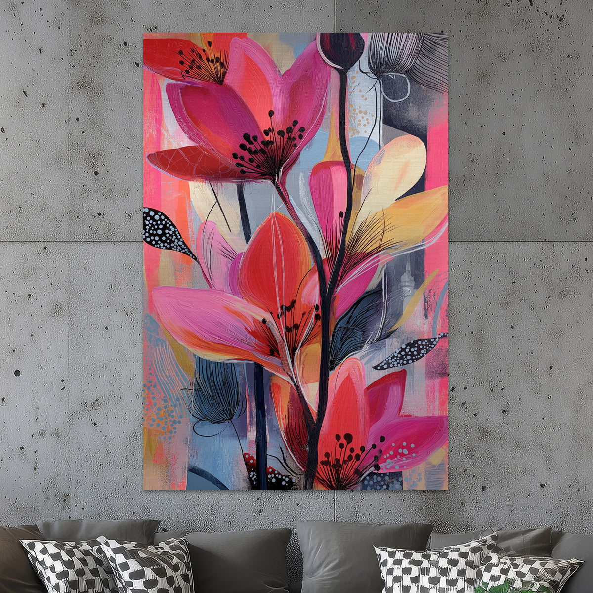 Stilvolle Blumen