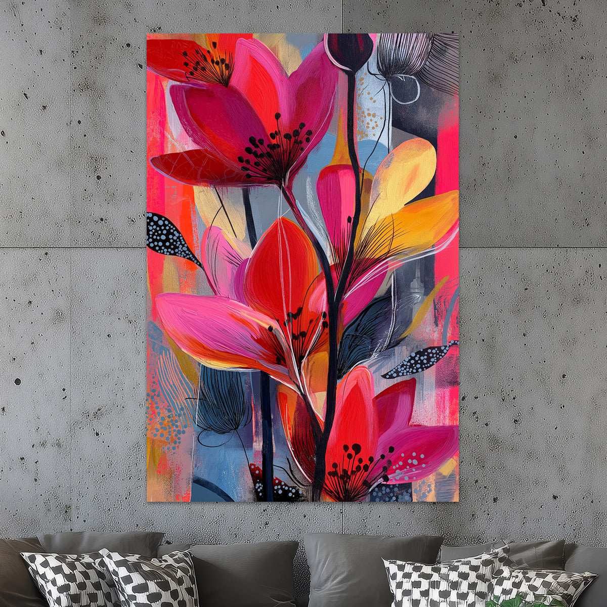 Stilvolle Blumen