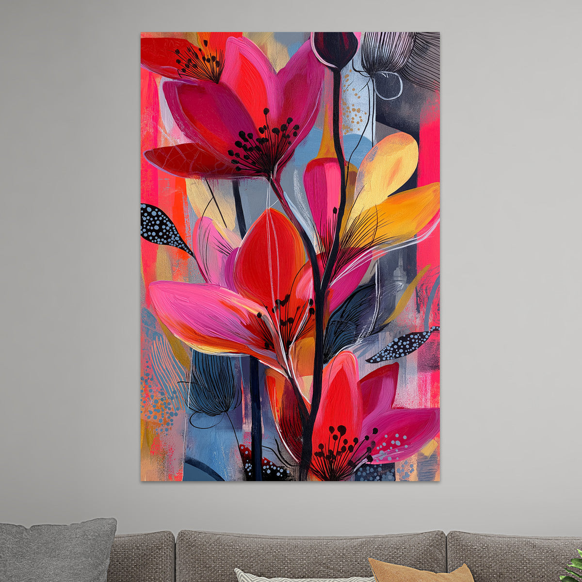 Stilvolle Blumen