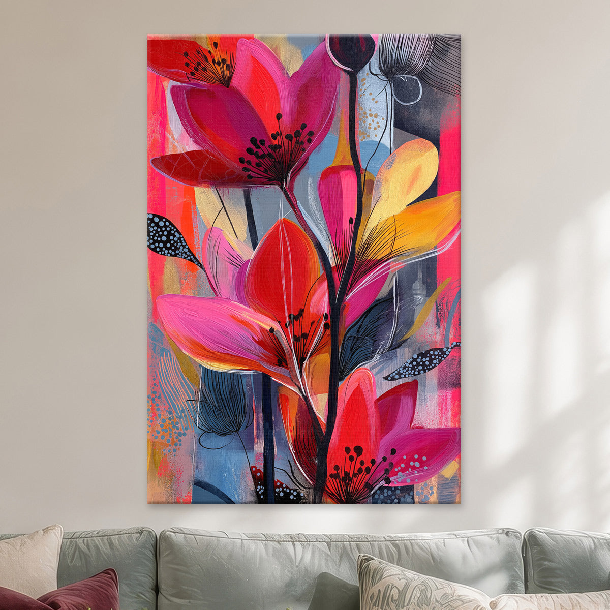 Stilvolle Blumen