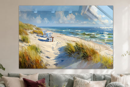 Strandkörbe am Meer