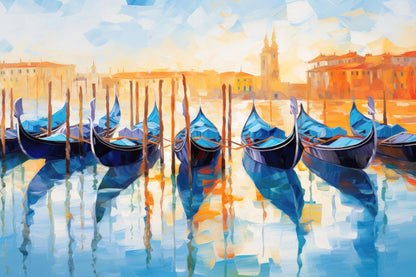 Venezianische Gondeln