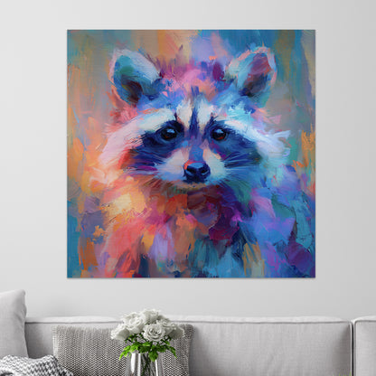 Waschbär Gemälde