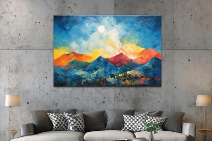 Abstrakte Berglandschaft
